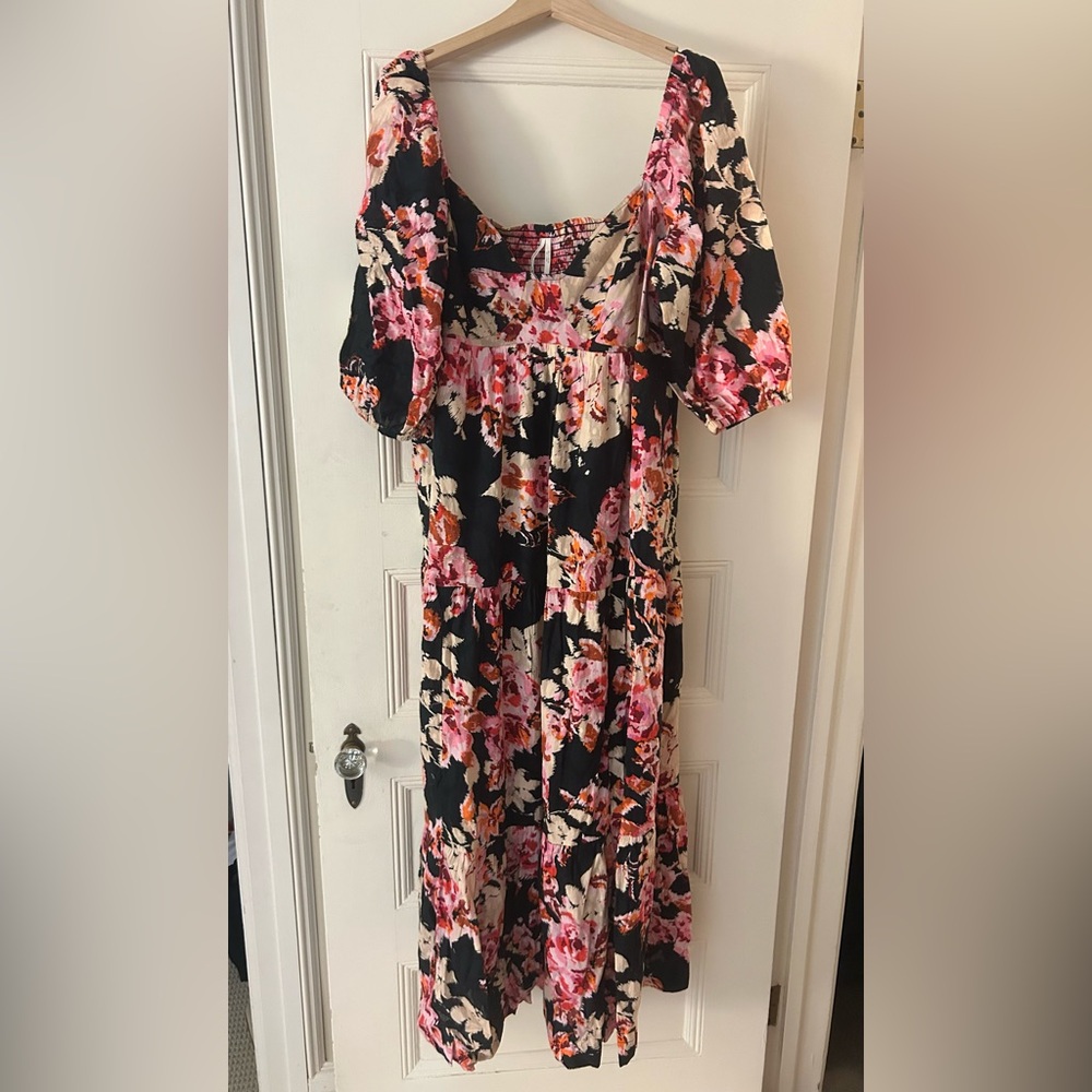 Anthropologie Blossom Maxi Dress